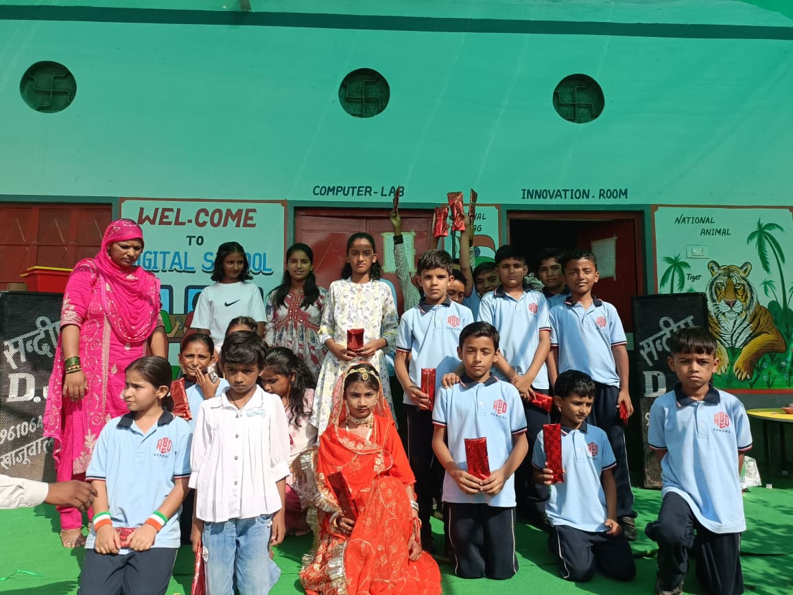 Students participating in activity session at A.B.C.D. Tholia Public School  on 15 augest 2026