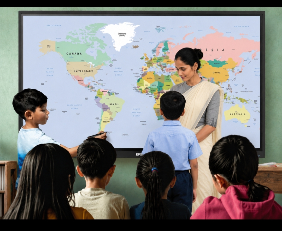 A.B.C.D. Tholia Public School smart classroom in Khajuwala Bikaner